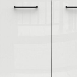 Impact Furniture Kitchen Drawer Unit Base Cabinet 400mm Cupboard Chalk White Gloss 3 Drawer Storage Junona - thumbnail 4