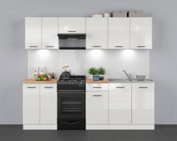 Impact Furniture Kitchen Drawer Unit Base Cabinet 400mm Cupboard Chalk White Gloss 3 Drawer Storage Junona - thumbnail 8