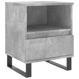 Berkfield Bedside Cabinets 2 Pcs Concrete Grey 40X35X50 Cm Engineered Wood - thumbnail 5