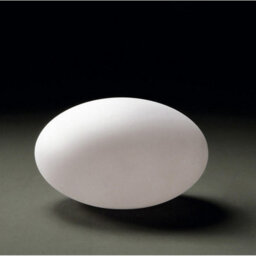 Luminosa Lighting Luminosa Huevo Oval Table Lamp 1 Light Cfl In Line Switch Indoor, Opal White - thumbnail 2