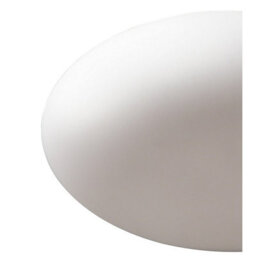 Luminosa Lighting Luminosa Huevo Oval Table Lamp 1 Light Cfl In Line Switch Indoor, Opal White - thumbnail 9