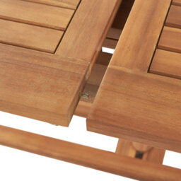Beliani Garden Dining Set 6 Seater Java Premium Blue Acacia Wood - thumbnail 8