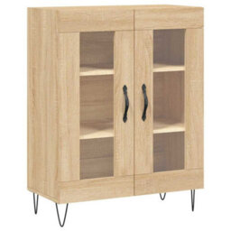 Berkfield Classic Sideboard Sonoma Oak 69.5X34X90 Cm Engineered Wood - thumbnail 1