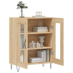 Berkfield Classic Sideboard Sonoma Oak 69.5X34X90 Cm Engineered Wood - thumbnail 4