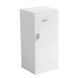 Sundaze 300mm Gloss White Bathroom Soft Close Cupboard And Drawer Storage Furniture Unit - thumbnail 1