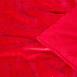 Homescapes Red Velvet Quilted Throw, 150 X 200 Cm - thumbnail 4