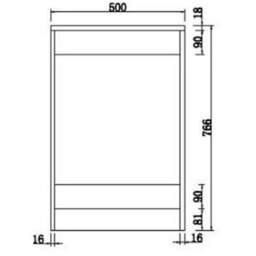 Aveli Black Toilet & Basin Vanity Unit Combination With Drawer Unit 1165mm - thumbnail 8