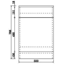 Aveli Black Toilet & Basin Vanity Unit Combination With Drawer Unit 1165mm - thumbnail 7