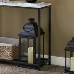 Sobuy Fsb29-Sch, Console Table Side Table End Table Hall Table Living Room Table, Black,w80Xd29.5Xh74.5 - thumbnail 6