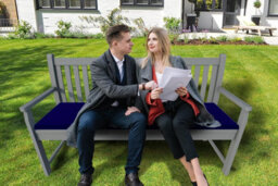 istyle mode 3 Seater Garden Bench Cushion Seatpad Indoor & Outdoor Use - Navy - thumbnail 8