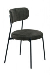 Buttercup Farm Stackable Glenn Dining Chairs (Pack Of 2) - Velvet - L52 X W52 X H78 Cm - Dark Green - thumbnail 3