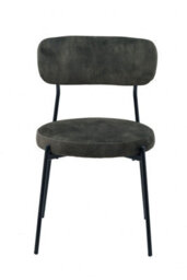 Buttercup Farm Stackable Glenn Dining Chairs (Pack Of 2) - Velvet - L52 X W52 X H78 Cm - Dark Green