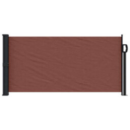 Walplus Retractable Side Awning Garden Sun Shade Canopy Gazebo For Back Door, Porch, Patio Brown 100X300 Cm - thumbnail 3