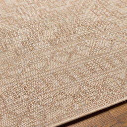 Livabliss Tuareg-Global Beige Ivory Graphic In- & Outdoor Jute-Look Rug 160 X 213 Cm Easy Care, Non Shedding - thumbnail 3