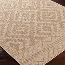 Livabliss Tuareg-Global Beige Ivory Graphic In- & Outdoor Jute-Look Rug 160 X 213 Cm Easy Care, Non Shedding - thumbnail 6