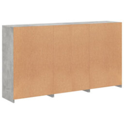 Berkfield Sideboard With Led Lights Concrete Grey 181.5X37X100 Cm - thumbnail 8