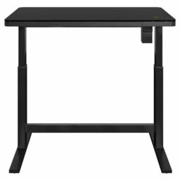 Xample Tresanti Geller Power Adjustable Height Tech Desk Black Tempered Glass, Usb-C & Usb Charging, Illumitouch Control, Sit-Stand Desk - thumbnail 3
