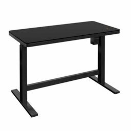 Xample Tresanti Geller Power Adjustable Height Tech Desk Black Tempered Glass, Usb-C & Usb Charging, Illumitouch Control, Sit-Stand Desk - thumbnail 2