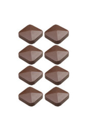 Pack Of 8 - Chestnut Brown Decorative Composite Upvc Flat Caps - 10.25 Each - thumbnail 1