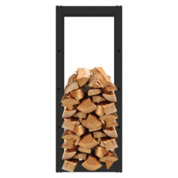 Amos Small Firewood Log Holder Black - thumbnail 4
