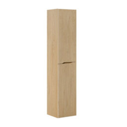 Heze Furniture Nordic Bathroom Tall Cabinet - Cremona Oak - thumbnail 2