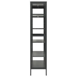 Vidaxl Display Cabinet Anthracite 90X40X180 Cm Steel And Tempered Glass - thumbnail 5