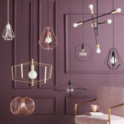 GoodHome Monzoni Satin Black Gold Effect 6 Lamp Pendant Ceiling Light, (Dia)515mm - thumbnail 6