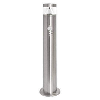 Long Life Lamps Company Pir Led Bollard Garden Lamp Post Stainless Steel Outdoor Pir Ground Light Cool White - image 1