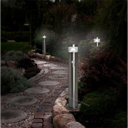 Long Life Lamps Company Pir Led Bollard Garden Lamp Post Stainless Steel Outdoor Pir Ground Light Cool White - thumbnail 8
