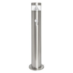 Long Life Lamps Company Pir Led Bollard Garden Lamp Post Stainless Steel Outdoor Pir Ground Light Cool White - thumbnail 3