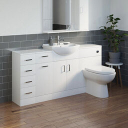 Affine Bathroom Vanity Unit Drawer Cabinet Laundry Storage Toilet Furniture Basin Sink - thumbnail 2