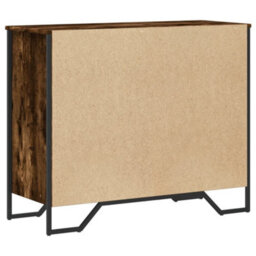 Berkfield Chest Of Drawers Smoked Oak 91X35.5X74.5 Cm Engineered Wood - thumbnail 6