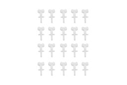 GoodHome Nisis Plastic White Matt Curtain Hook, (L)24mm, Pack Of 20 - thumbnail 6