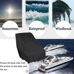 2-Piece Outdoor Yacht Seat Covers, Waterproof And Dustproof Marine Covers For Center Bar - thumbnail 4