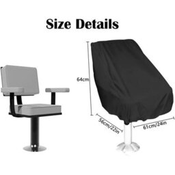 2-Piece Outdoor Yacht Seat Covers, Waterproof And Dustproof Marine Covers For Center Bar - thumbnail 2