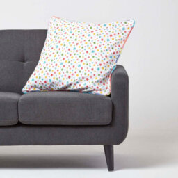 Homescapes Cotton Multi Colour Stars Cushion Cover, 60 X 60 Cm - thumbnail 2