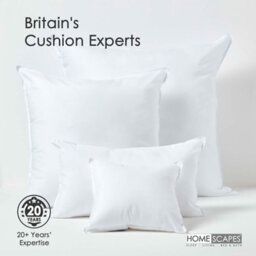 "Homescapes Luxury Super Microfibre Cushion Pad Inserts 50 X 30 Cm (20 X 12"") Perfect Bounce Back, Hypoallergenic Cushion Inners" - thumbnail 6