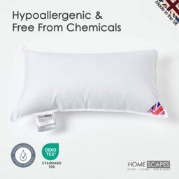 "Homescapes Luxury Super Microfibre Cushion Pad Inserts 50 X 30 Cm (20 X 12"") Perfect Bounce Back, Hypoallergenic Cushion Inners" - thumbnail 3