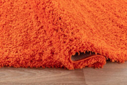 Desire Rugs Plain Living Room Shaggy Area Rugs Orange 60X110 Cm - thumbnail 4