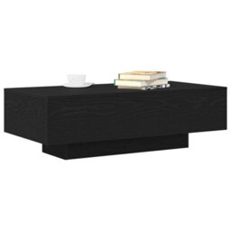 Berkfield Coffee Table Black Oak 100X30X36,5 Cm Engineered Wood - thumbnail 3