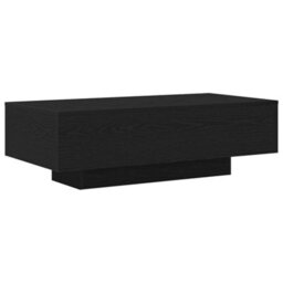 Berkfield Coffee Table Black Oak 100X30X36,5 Cm Engineered Wood - thumbnail 2