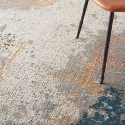 Luxurious Grey Blue Modern Abstract Rug For Living Room Bedroom & Dining Room-160Cm X 221Cm - thumbnail 2