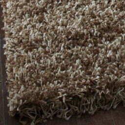 Beige Shaggy Plain Easy To Clean Rug For Dining Room-80Cm X 150Cm - thumbnail 2