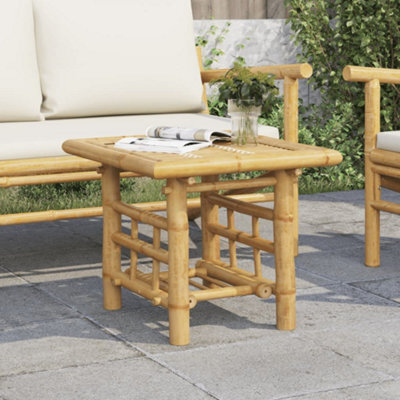 Walplus Side Table 45X45X45 Cm Bamboo For Living Rooms, Bedrooms, Hallways - image 1