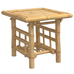 Walplus Side Table 45X45X45 Cm Bamboo For Living Rooms, Bedrooms, Hallways - thumbnail 2