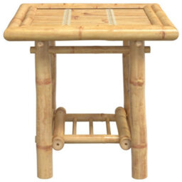 Walplus Side Table 45X45X45 Cm Bamboo For Living Rooms, Bedrooms, Hallways - thumbnail 3