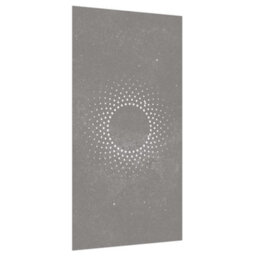 Walplus Garden Wall Decoration 105X55 Cm Corten Steel Sun Design - thumbnail 3
