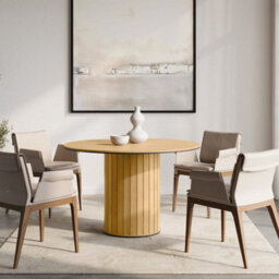 Arte  Rotto 9 Dining Table 120Cm Oak Vincenza - Curved Design For Modern Gatherings - thumbnail 4