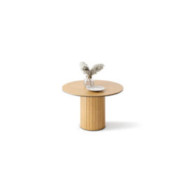 Arte  Rotto 9 Dining Table 120Cm Oak Vincenza - Curved Design For Modern Gatherings - thumbnail 2