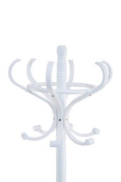 Orsina Durable 184Cm White Finish Floor Standing Coat Stand, Integrtated Umbrella Holder Coat Stand For Bedroom - thumbnail 8